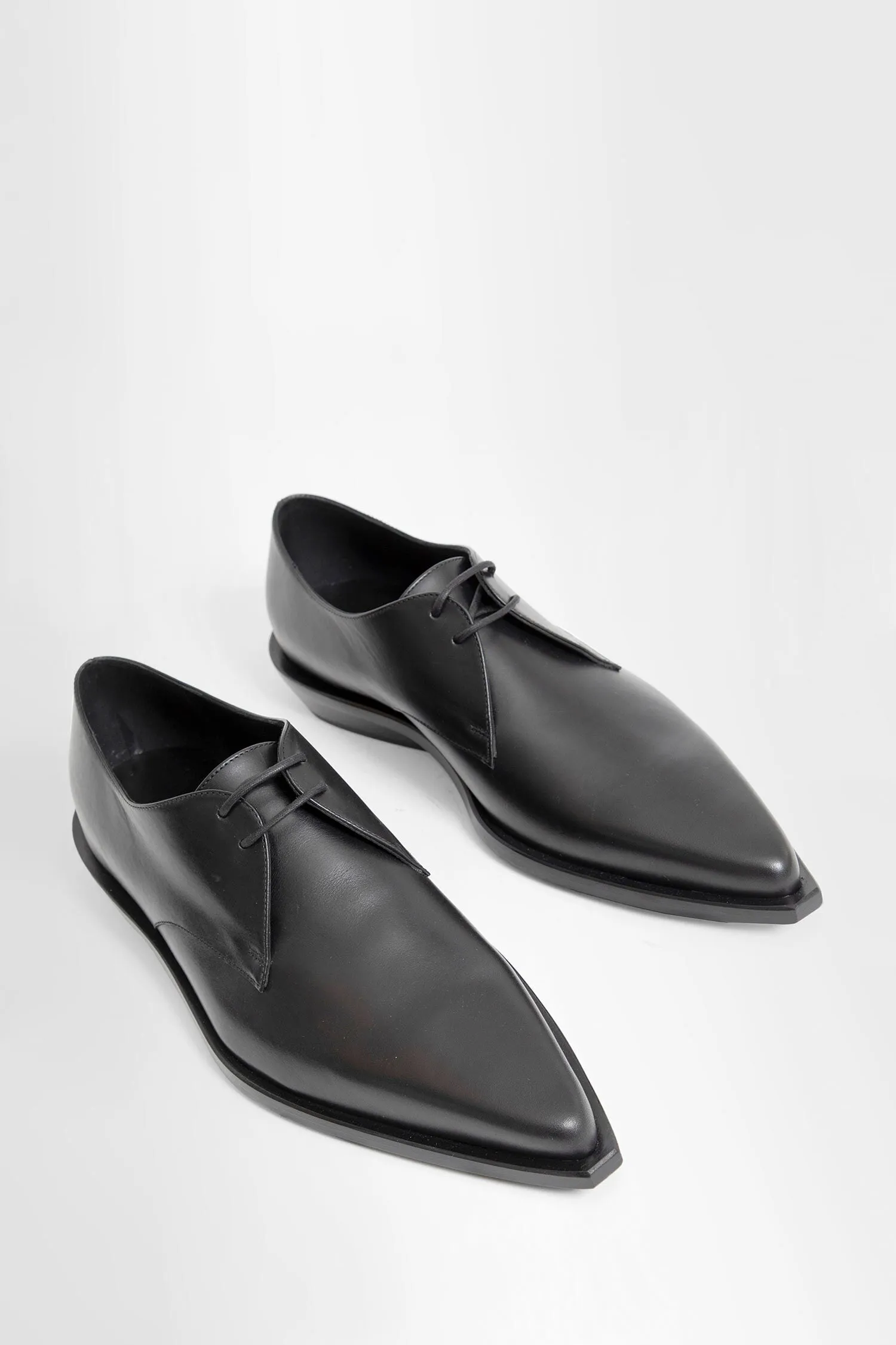 ANN DEMEULEMEESTER MAN BLACK LACE-UPS