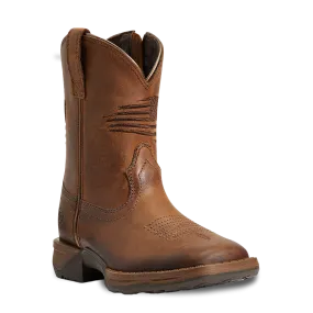 Ariat Children's Anthem Patriot Easy Fit Brown Square Toe Boots 10040367