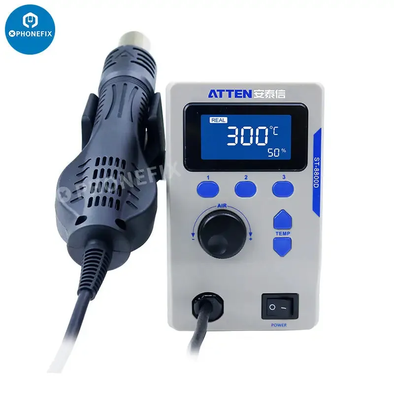 ATTEN ST-8800D 800W Hot Air Gun BGA Solder Rework Station