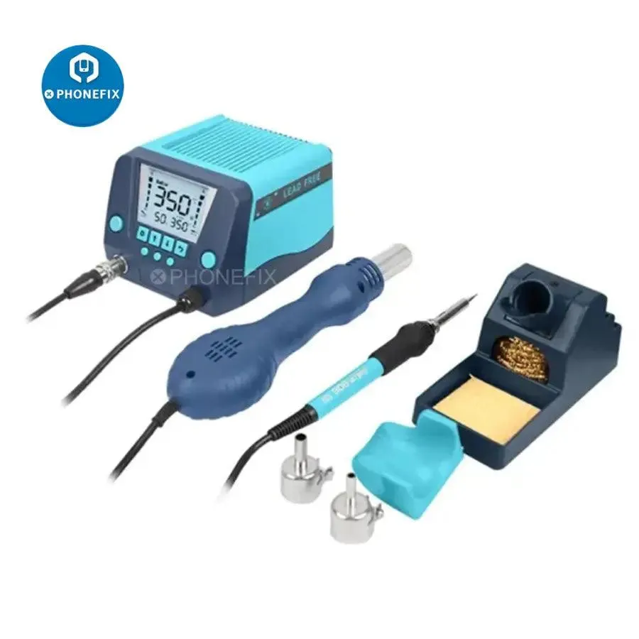 BAKON BK881 2 In 1 LCD Digital Display Rework Station With Soldering Iron