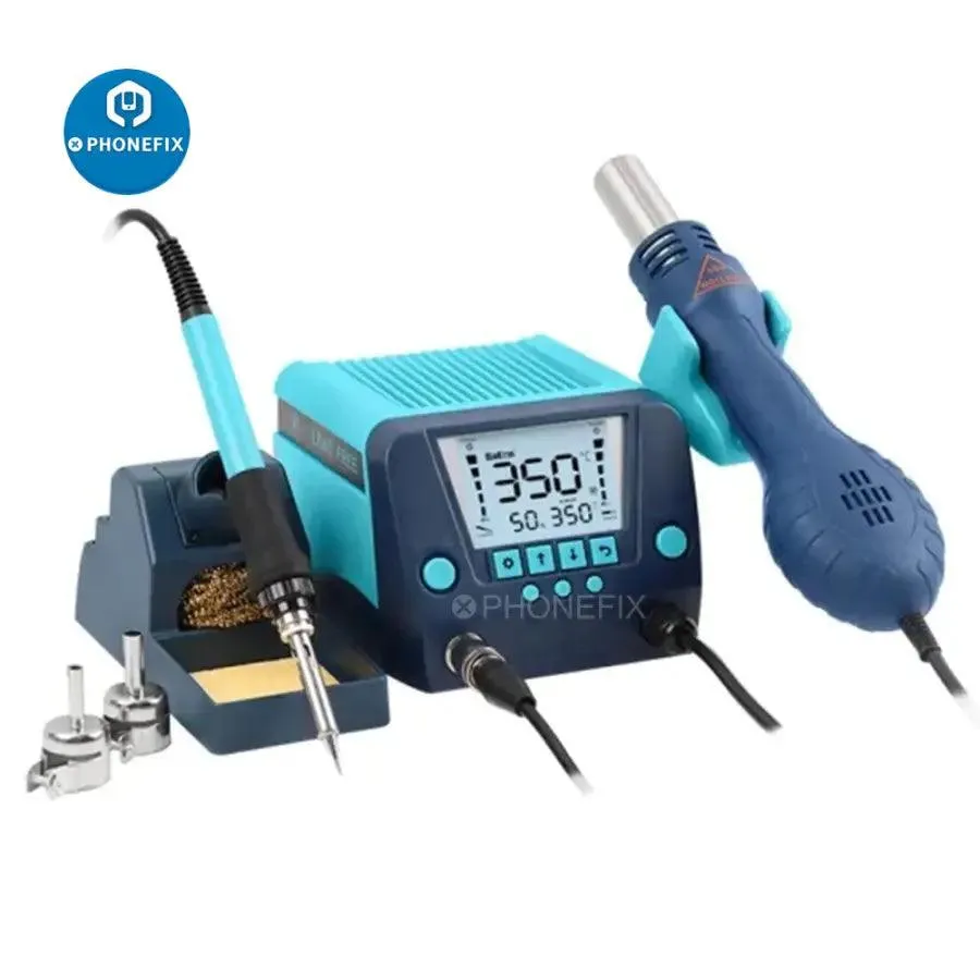 BAKON BK881 2 In 1 LCD Digital Display Rework Station With Soldering Iron