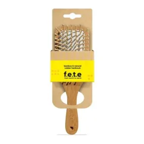 Bamboo   Natural Rubber Hair Brush