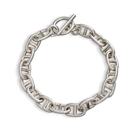 Bean Chain Bracelet - Sterling Silver - 8.8 mm