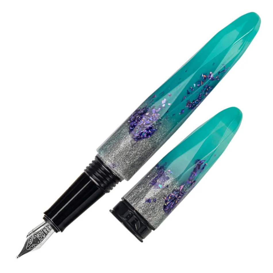 Benu Briolette Fountain Pen Luminous Lagoon