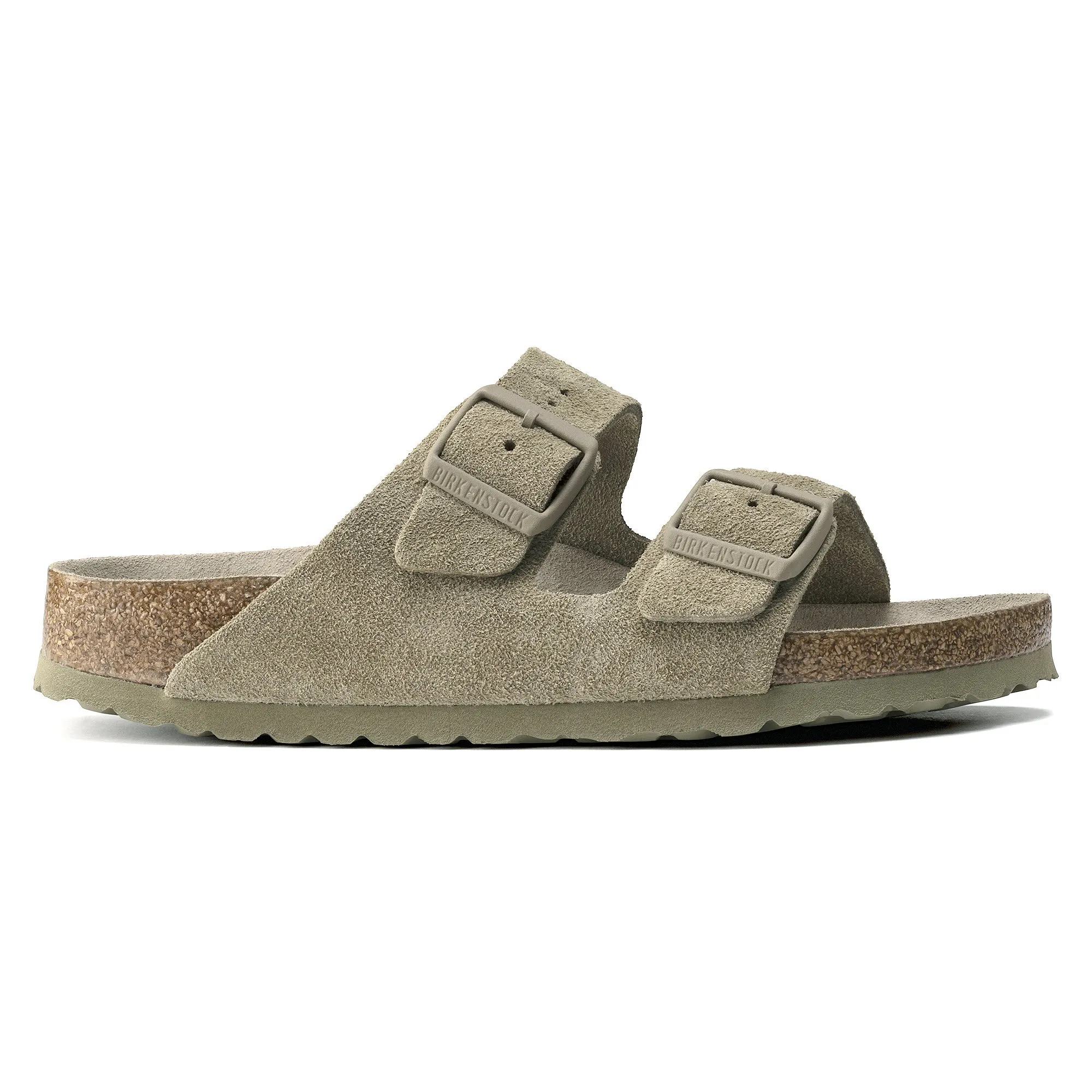 BIRKENSTOCK ARIZONA SF FADED KHAKI SUEDE - WOMENS