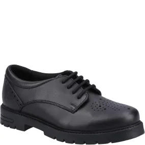 Black Jayne Lace Up Senior School Shoes