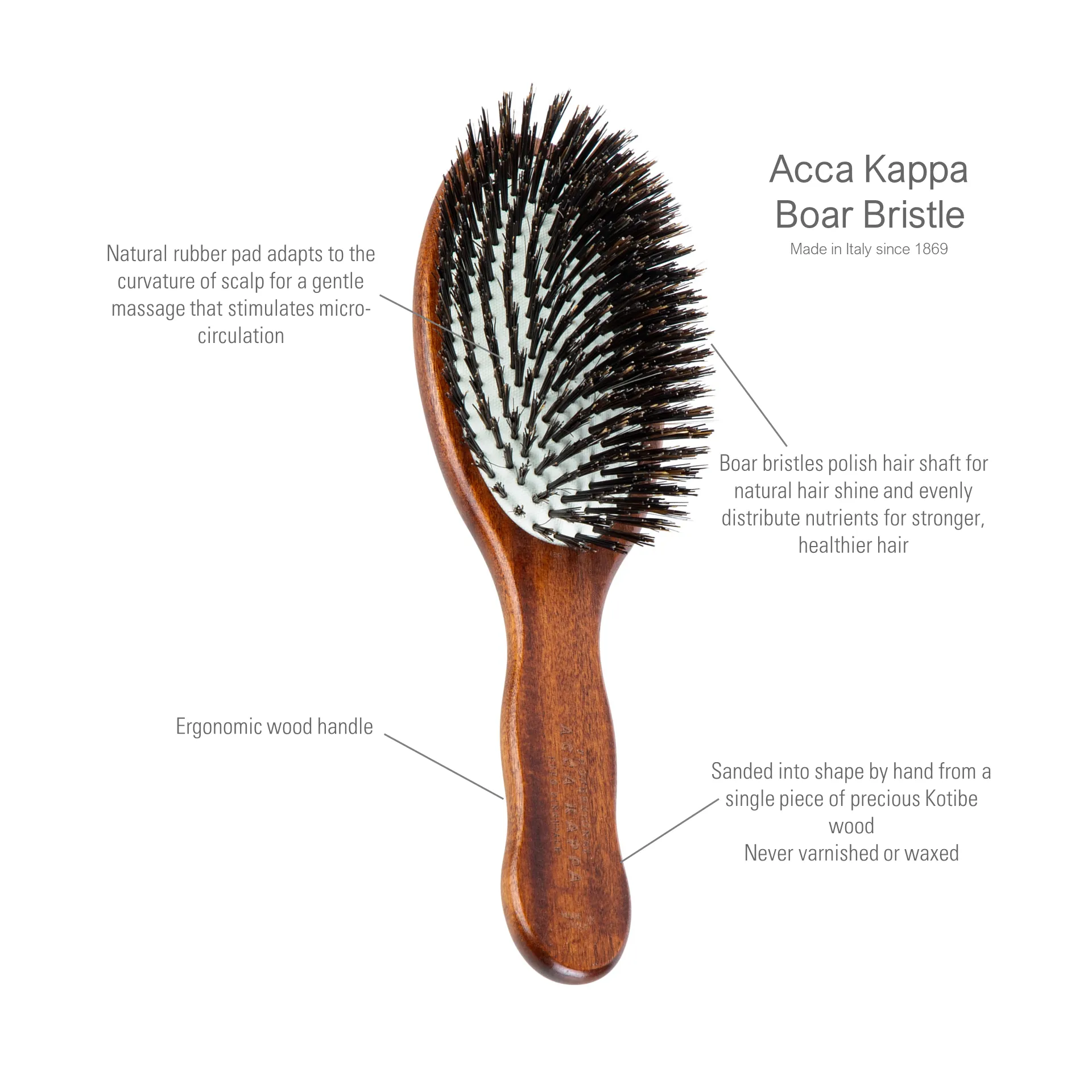 Boar Bristles Brush