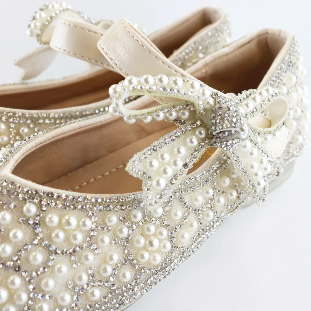 Bowtie Strap Jewel Shoes