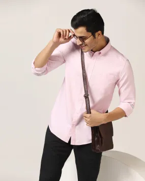 Casual Pink Solid Shirt - Sonic