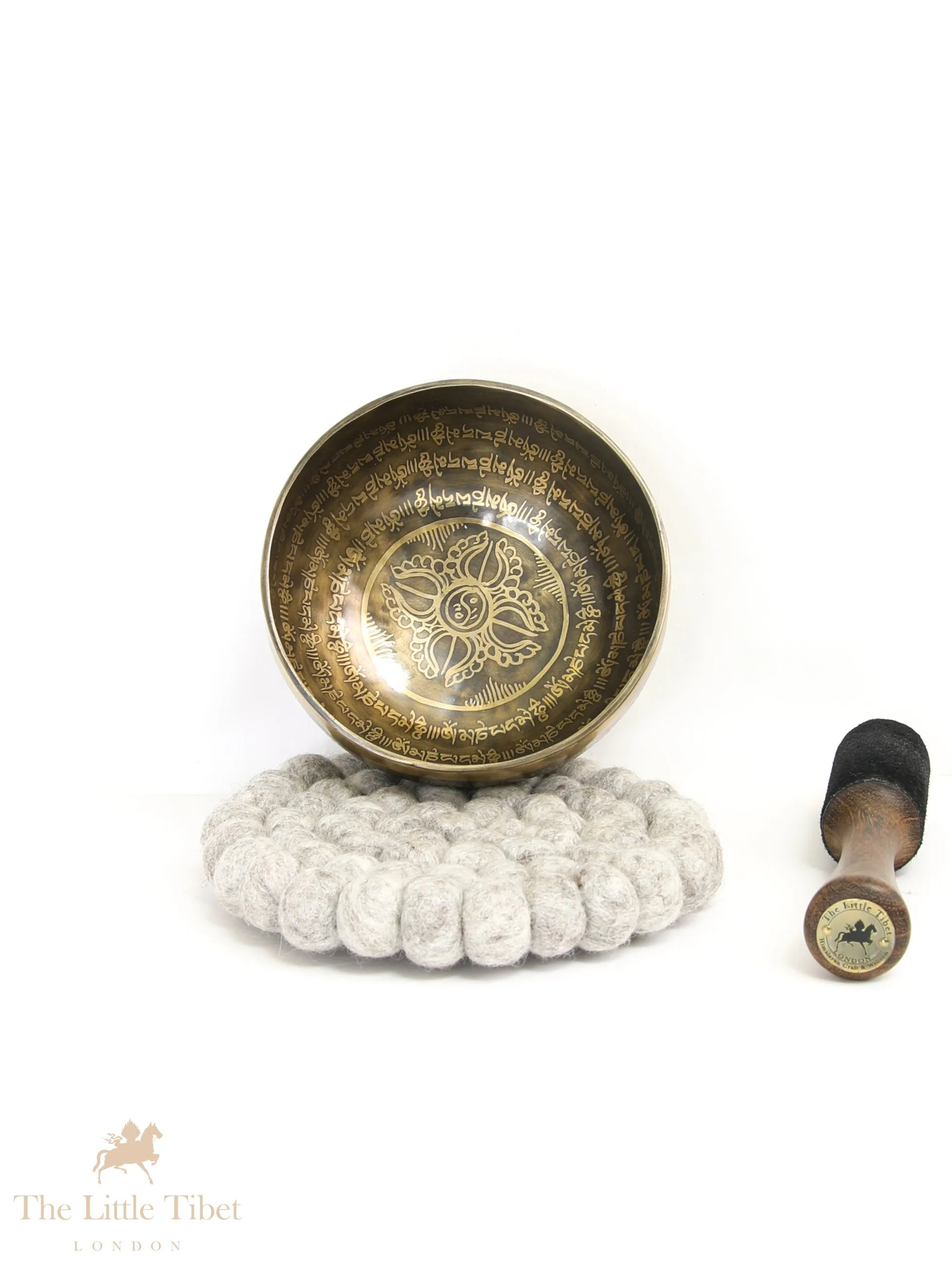 Compassionate Harmony: Vajra Om Tibetan Singing Bowl- EC121