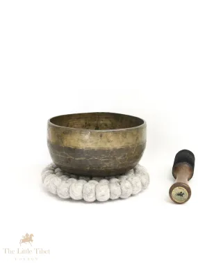 Echoes of Enlightenment: Antique Tibetan Singing Bowls for Meditation - ATQ701