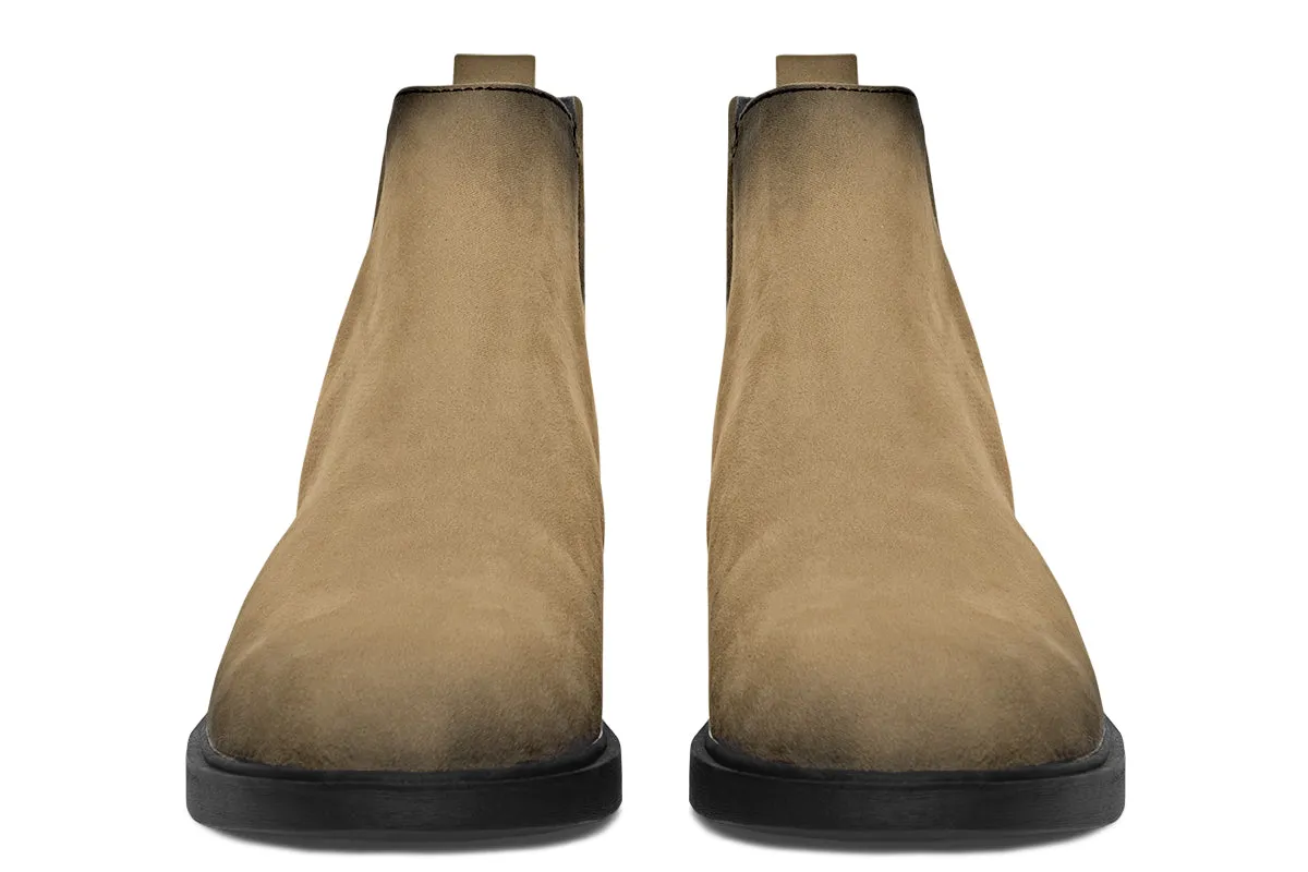 Elder Hide Chelsea Boots - Comfy Slip-On - Soft & Water-Resistant Micro-Suede Vegan Shoes