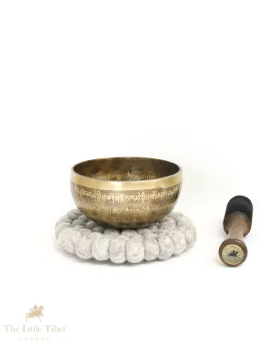 Empowerment Resonance: Vajra Om Tibetan Singing Bowl - EC119