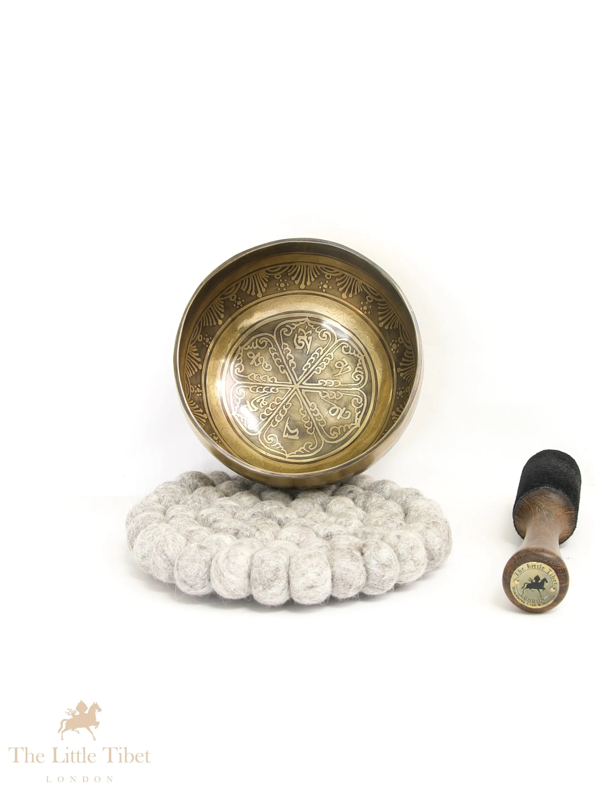 Eternal Echoes: Timeless Tibetan Iconographies Singing Bowl - EC164