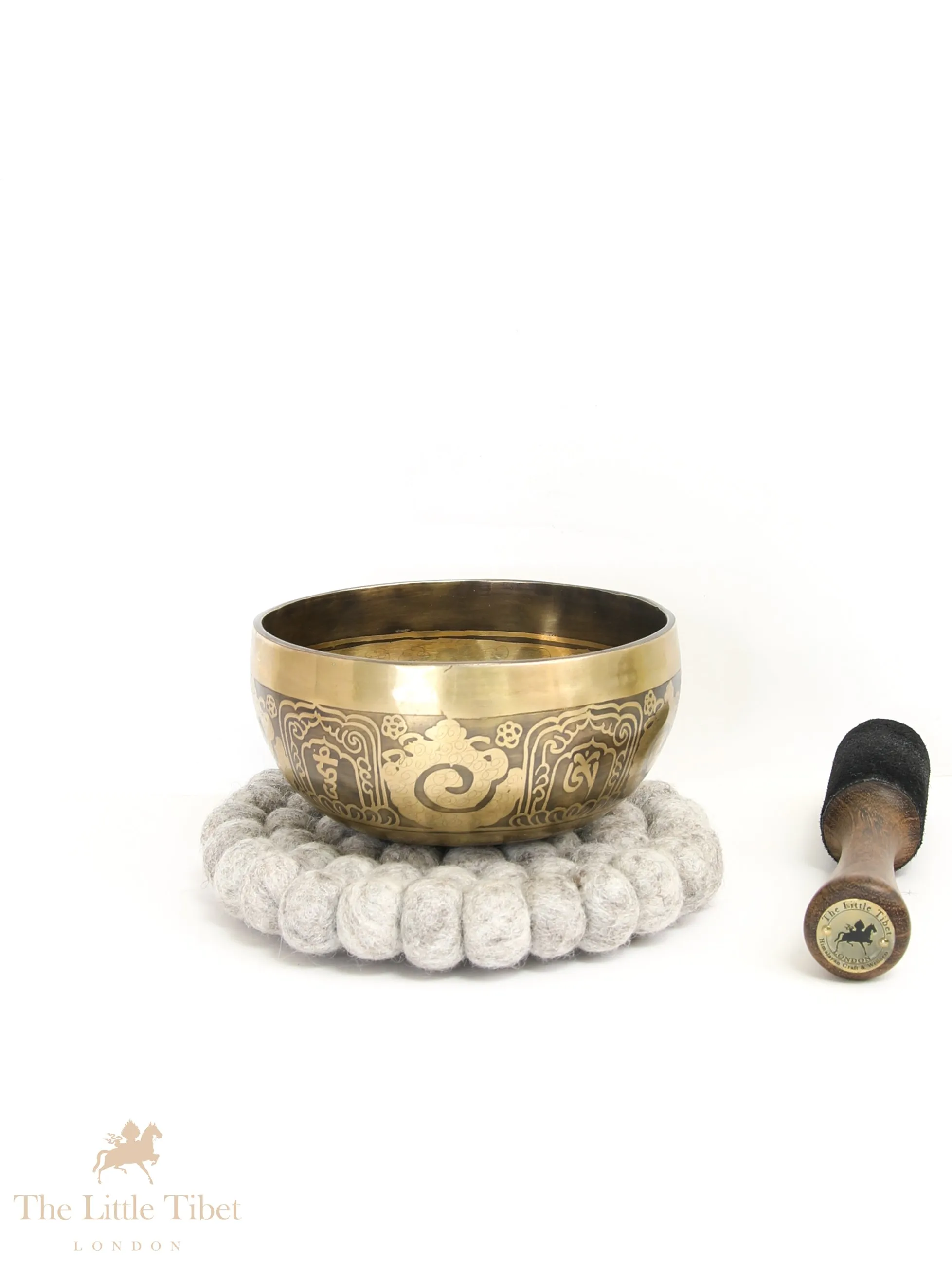 Eternal Echoes: Timeless Tibetan Iconographies Singing Bowl - EC164