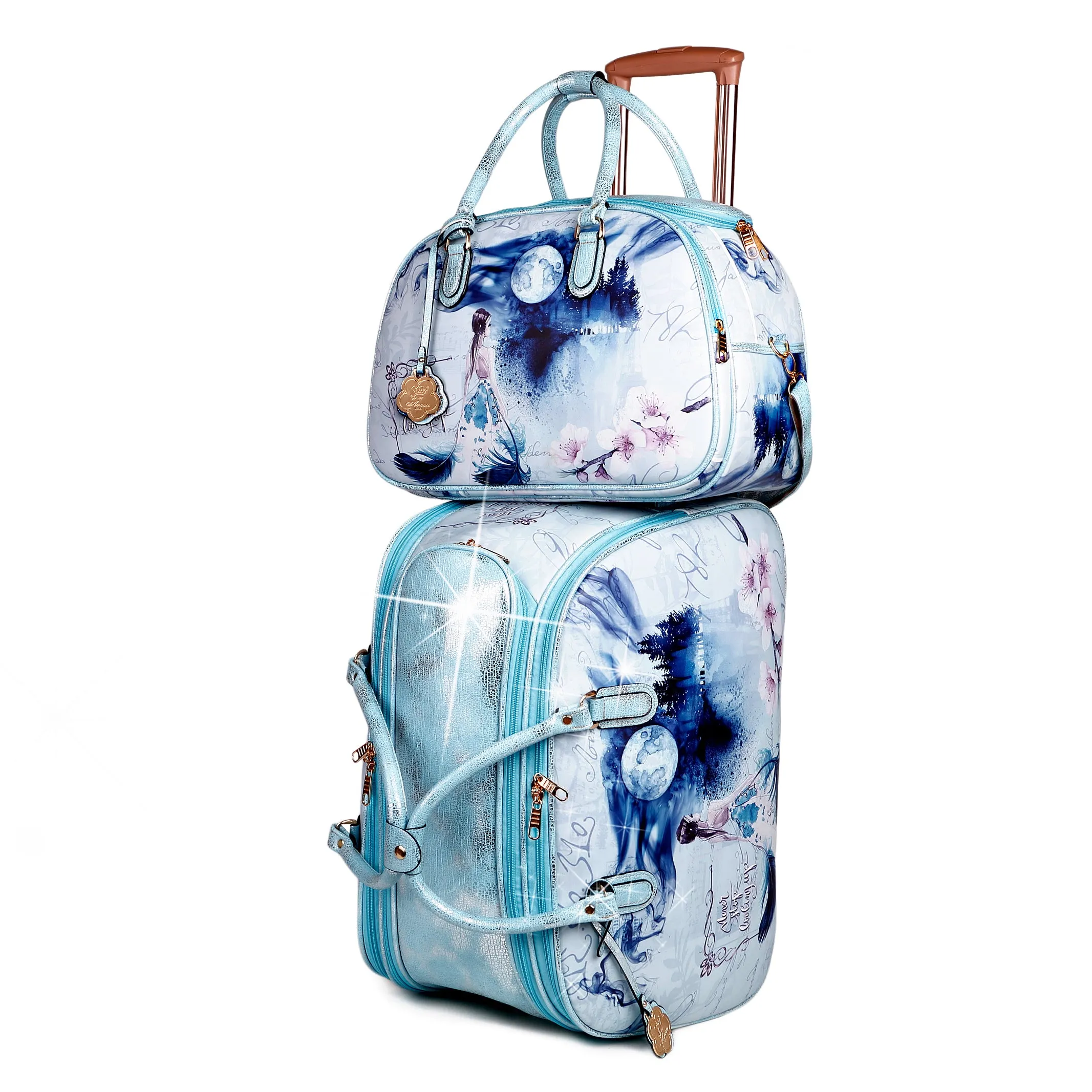 Fairy Tale Weekender Overnight Bag & Duffle Set [BED6988-6977]