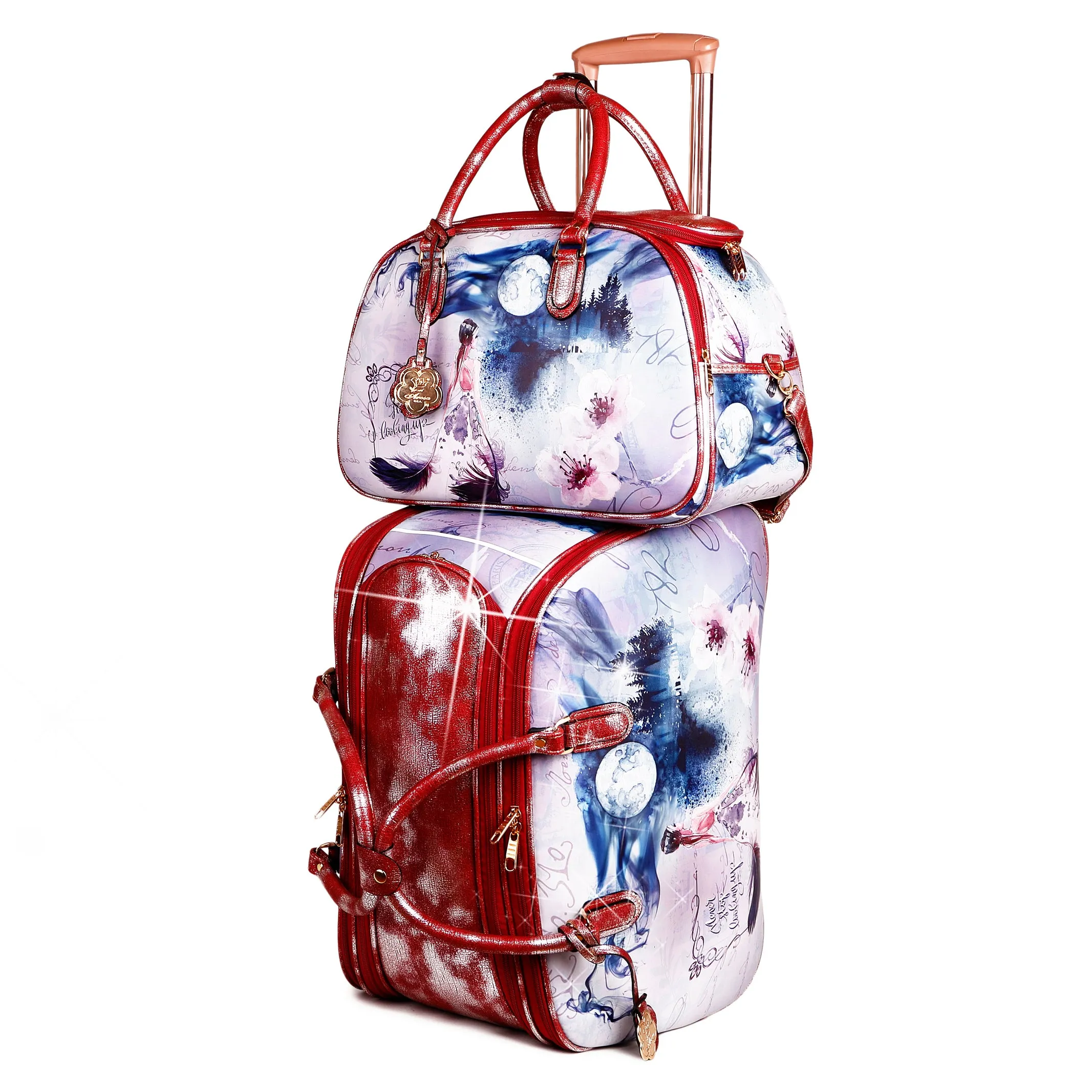 Fairy Tale Weekender Overnight Bag & Duffle Set [BED6988-6977]