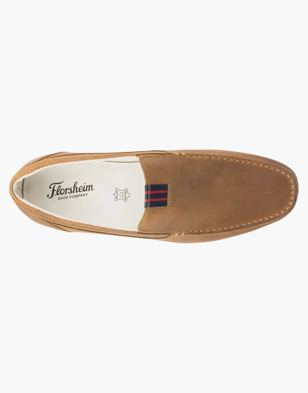 Florsheim Bermuda Tan Crazyhorse Slip On