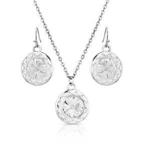 Framed Floral Jewelry Set JS5908