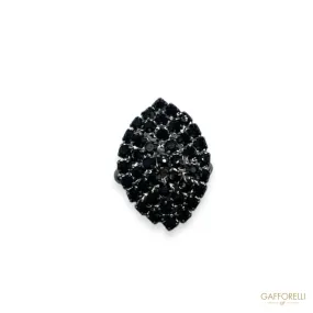 Jewel Cufflink with Rhinestones U165 - Gafforelli Srl