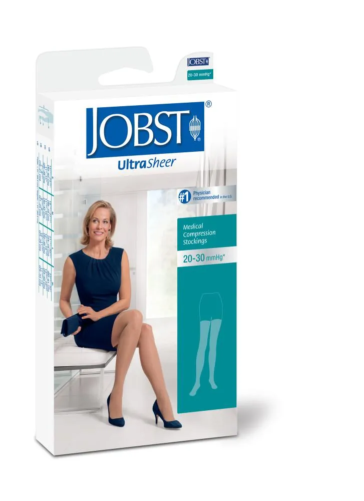 JOBST® ULTRASHEER THIGH HIGH 20-30mmHg DIAMOND DOT CLOSED TOE