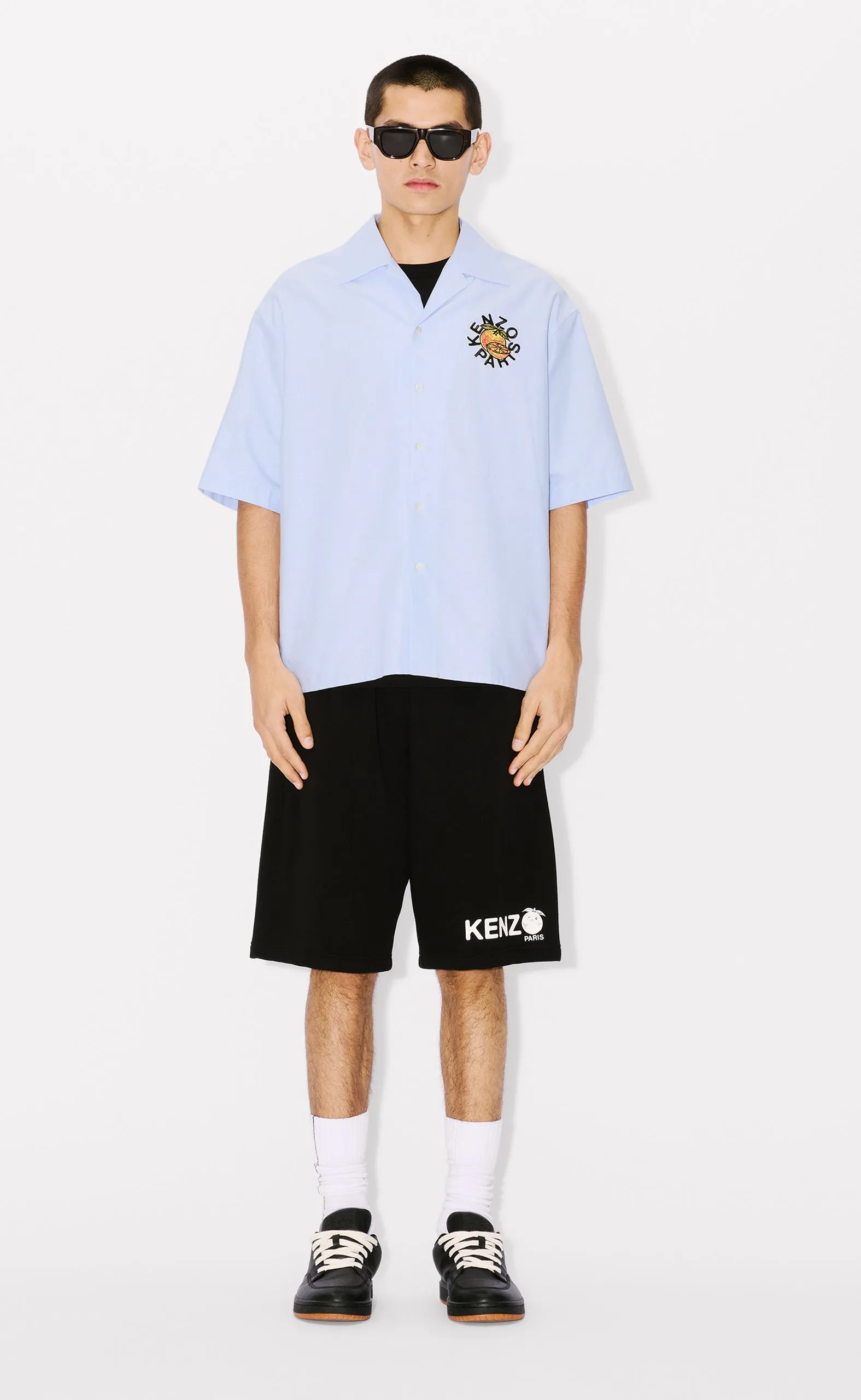 KENZO ORANGE SS SKY BLUE SHIRT