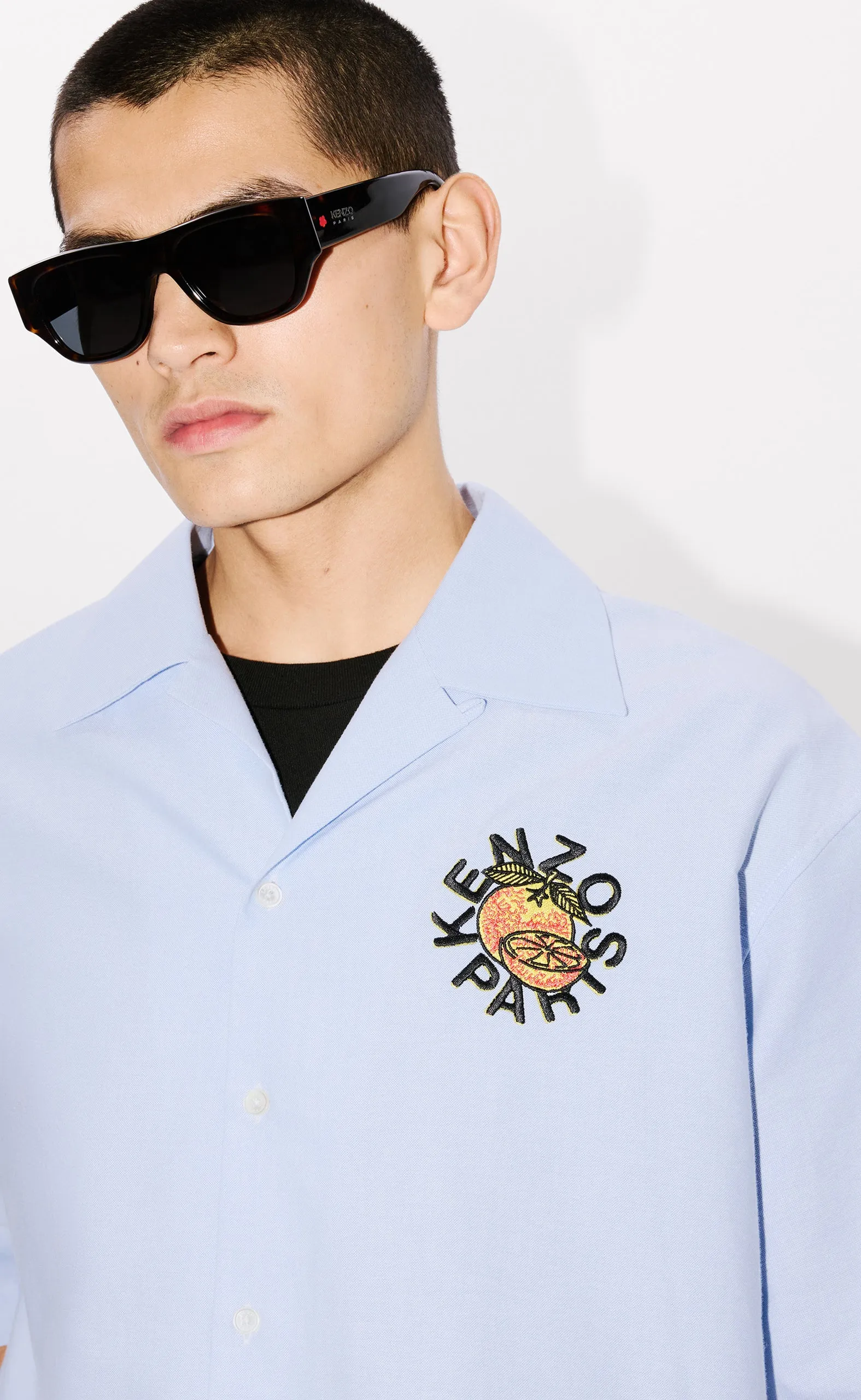 KENZO ORANGE SS SKY BLUE SHIRT