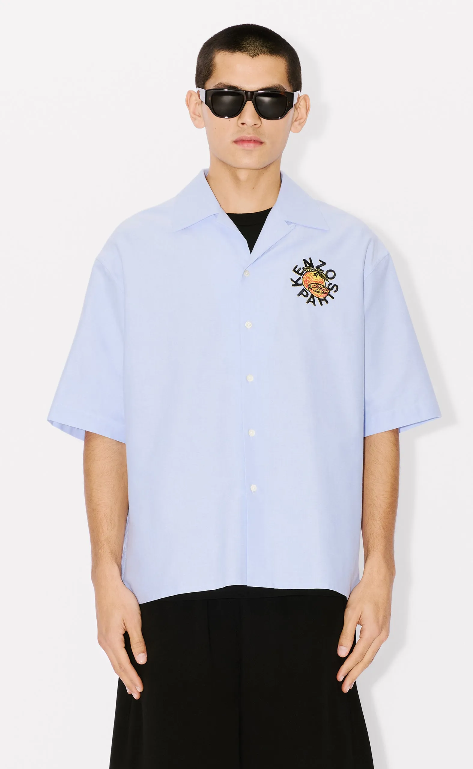 KENZO ORANGE SS SKY BLUE SHIRT