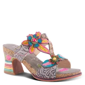 L'ARTISTE ROSSIE HEELED SANDALS