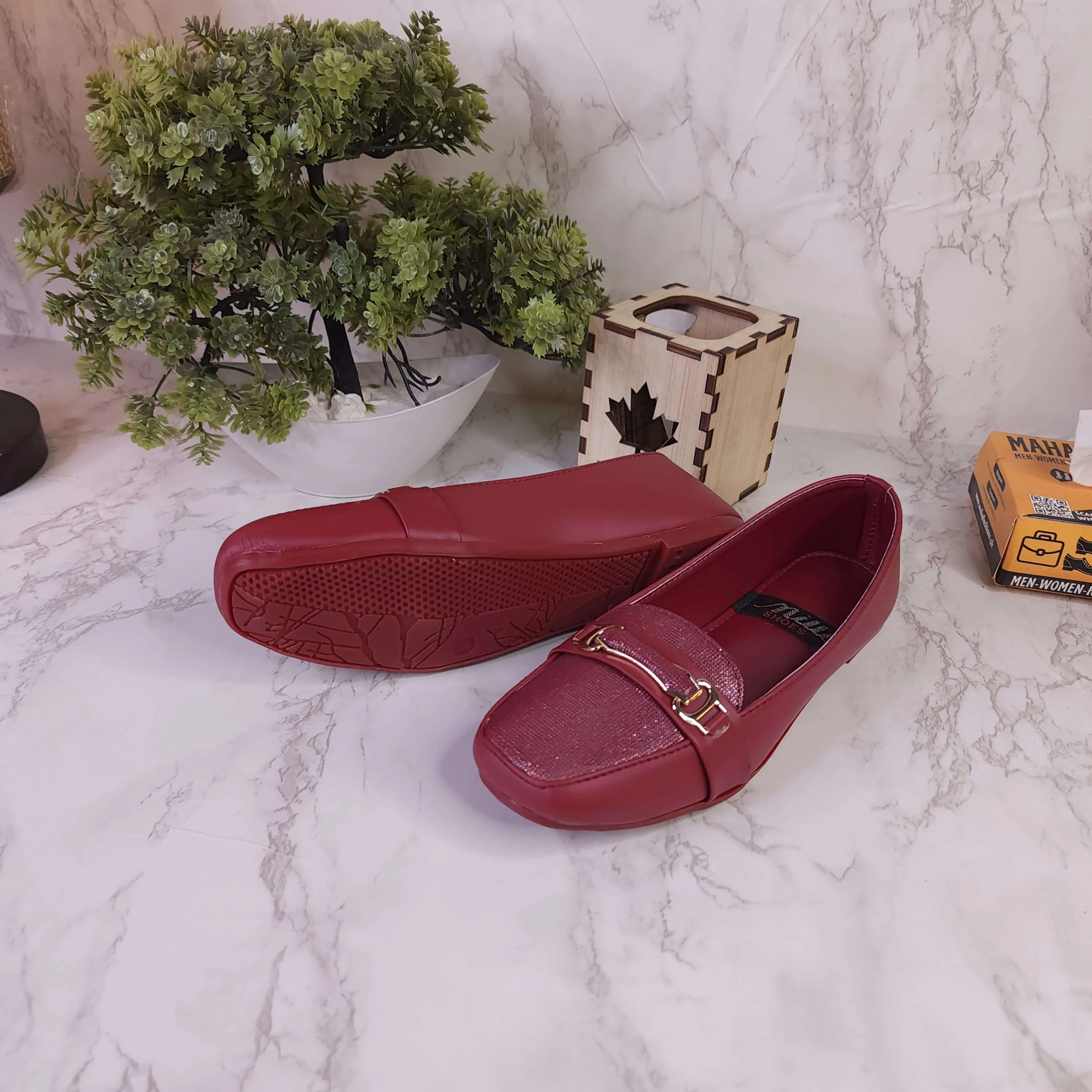 Maroon Casual Loafers