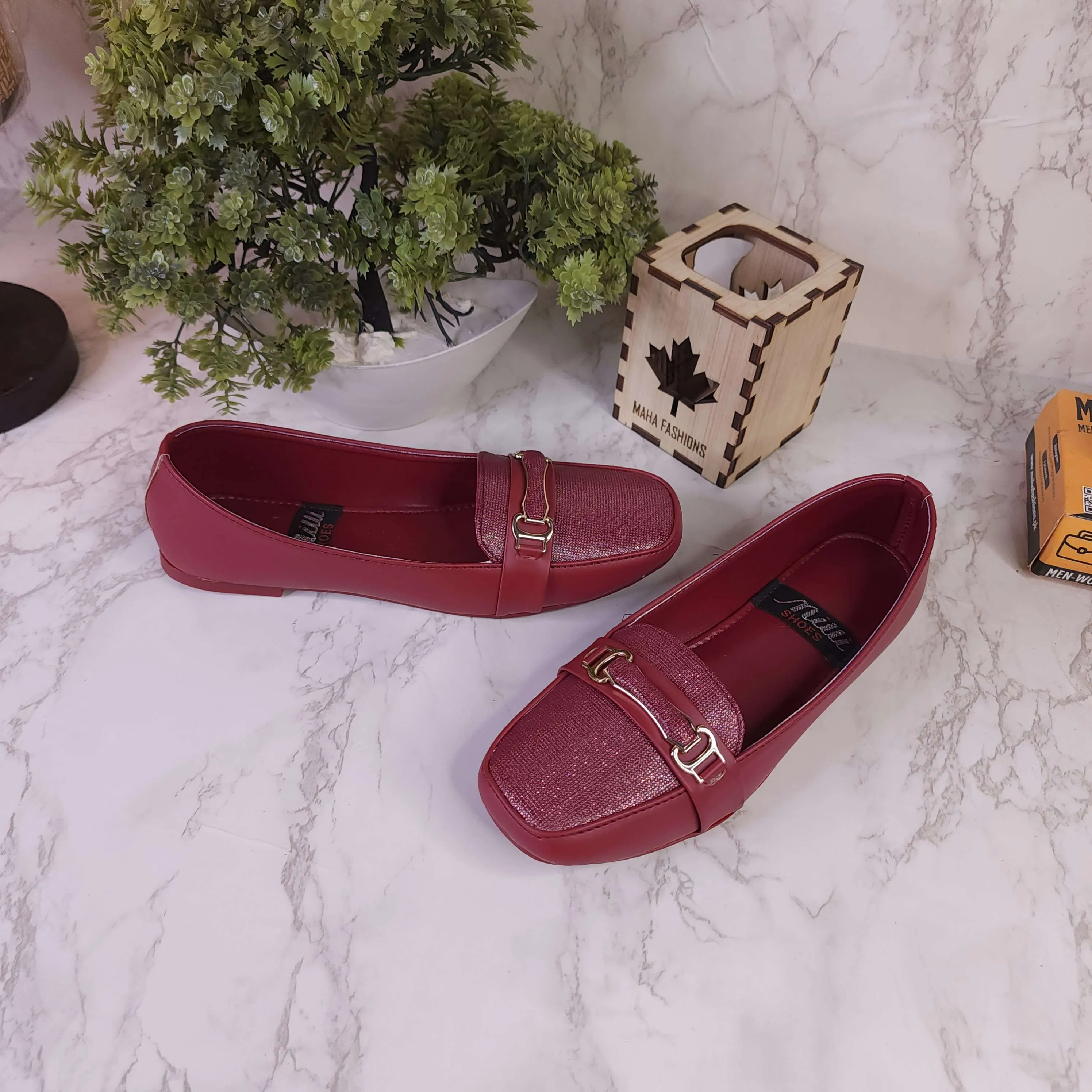 Maroon Casual Loafers