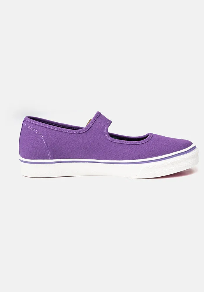 Mary Jane Pumps Purple