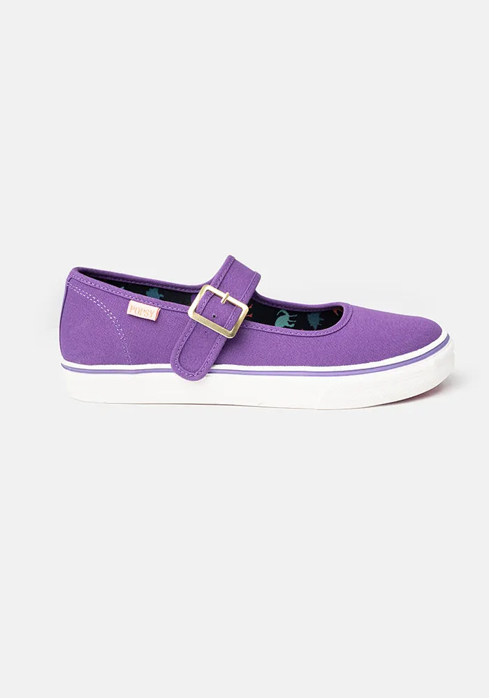 Mary Jane Pumps Purple