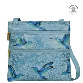 Medium Crossbody With Double Zip Pockets - 447