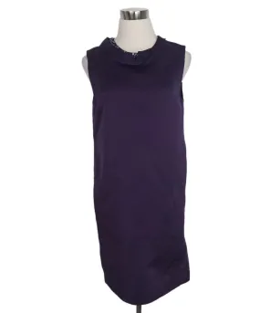 Phillip Lim Purple Silk Rhinestone Dress sz 2