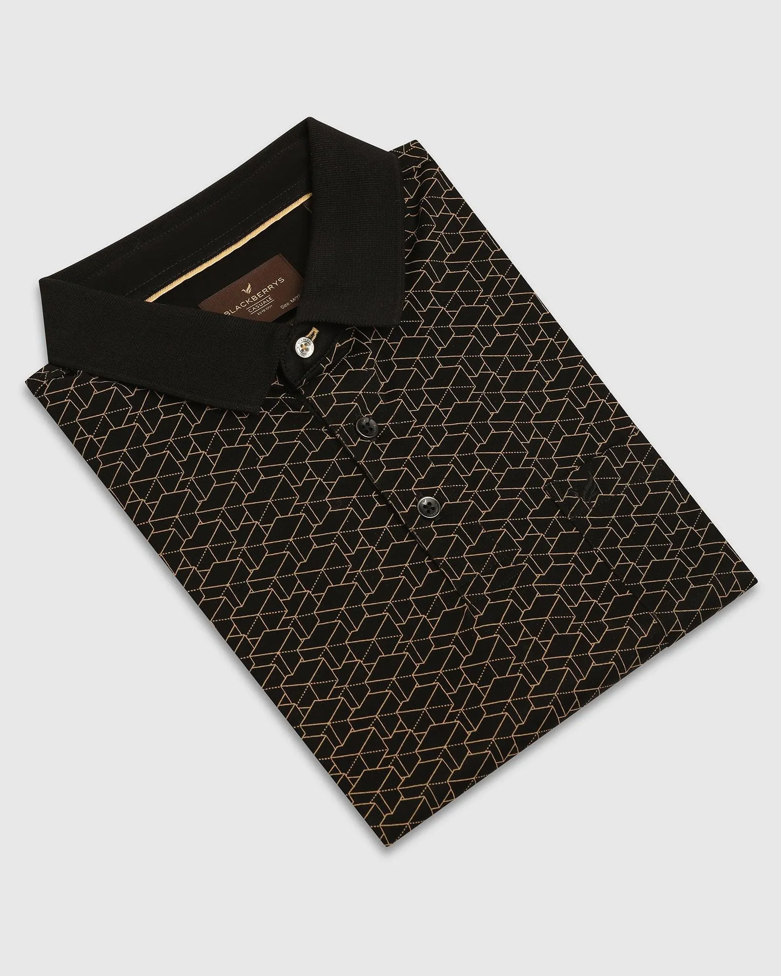 Polo Black Printed T-Shirt - Timmy