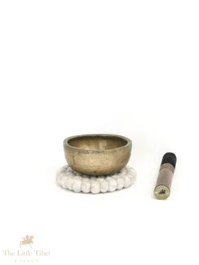 Resonance of the Ancients: Vintage Tibetan Singing Bowl - ATQ587