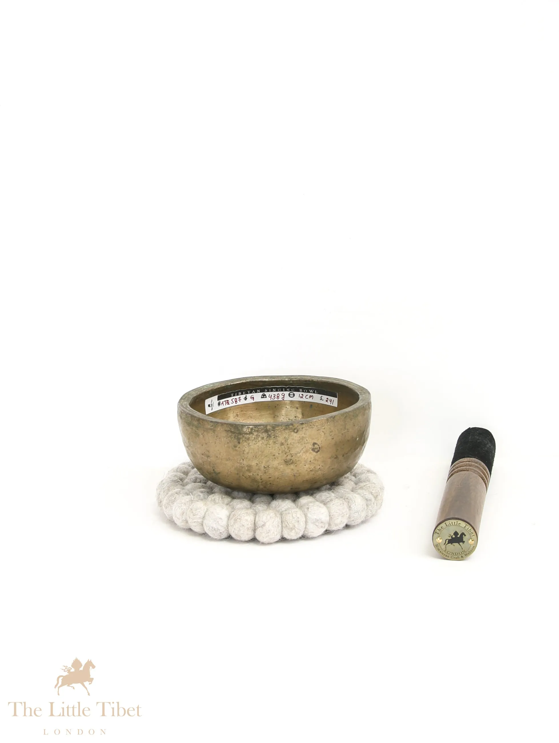 Resonance of the Ancients: Vintage Tibetan Singing Bowl - ATQ587