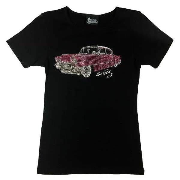 Rhinestone Pink Classic Car Women's T-Shirt