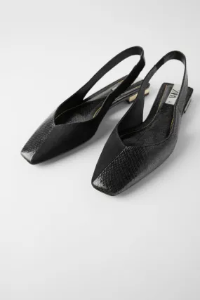 Slingback Flat Shoes