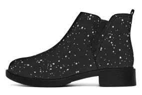 Starry Night Chelsea Boots - Comfy Slip-On - Soft & Water-Resistant Micro-Suede Vegan Shoes