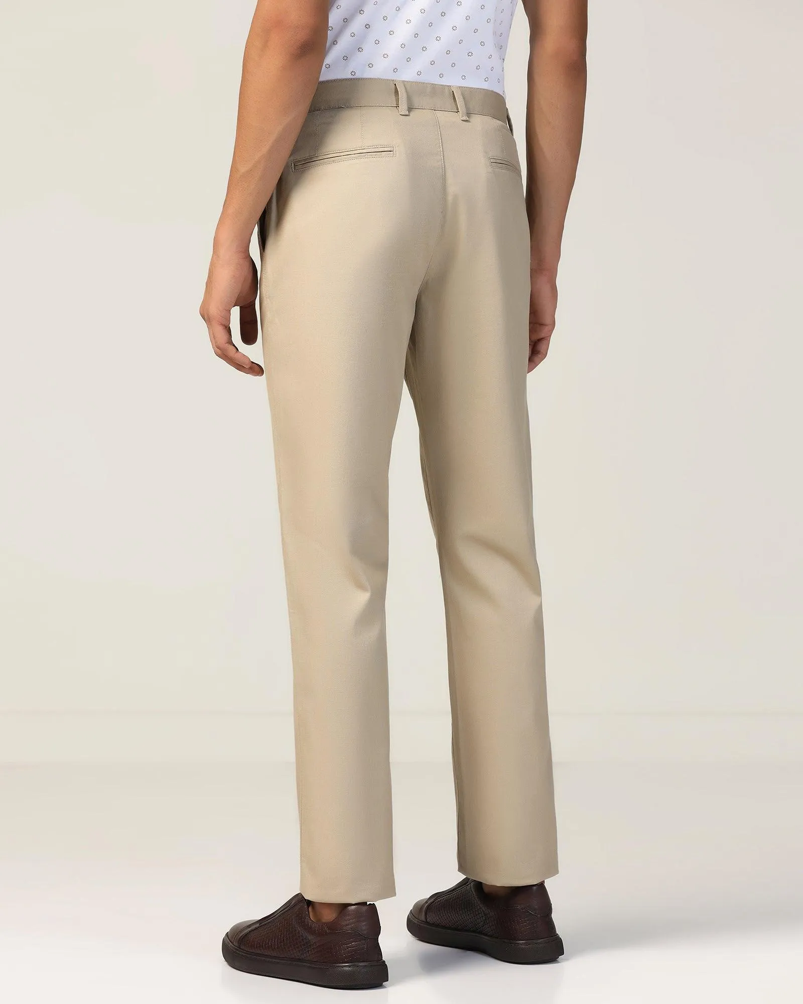 Straight B-90 Casual Khaki Textured Khakis - Kart