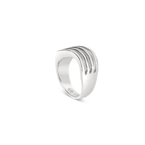 The Ripple Effect Ring - Sterling Silver - Polished