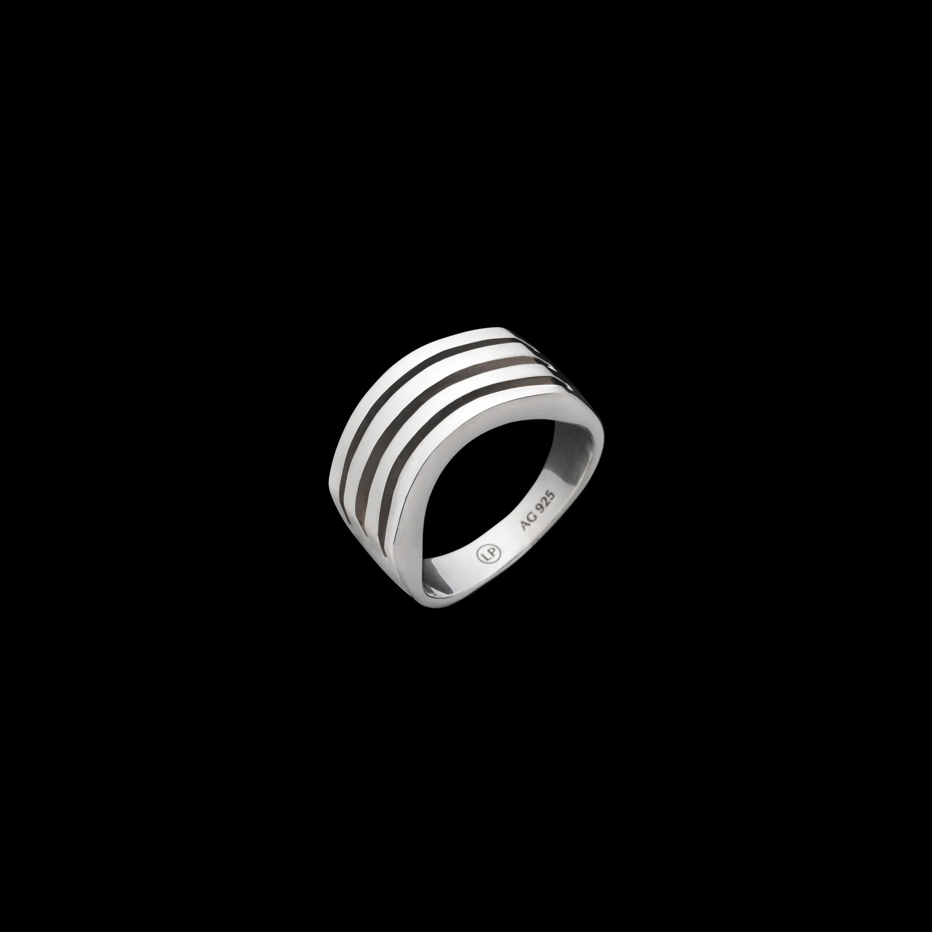 The Ripple Effect Ring - Sterling Silver - Polished