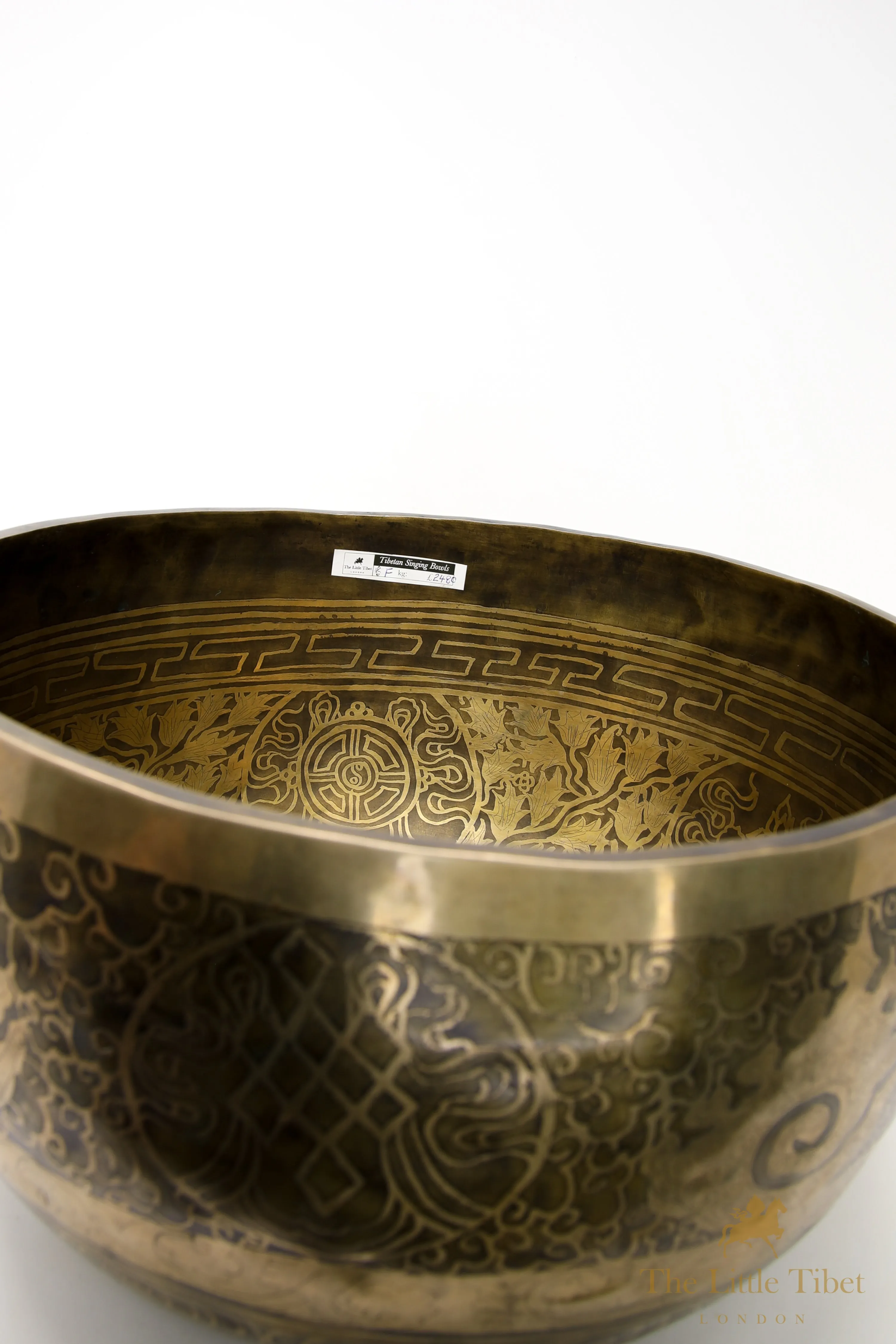 Tibetan Lotus Flower Mandala Singing Bowl for Meditation - TALL-B