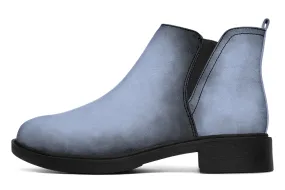 Twilight Blue Chelsea Boots - Comfy Slip-On - Soft & Water-Resistant Micro-Suede Vegan Shoes