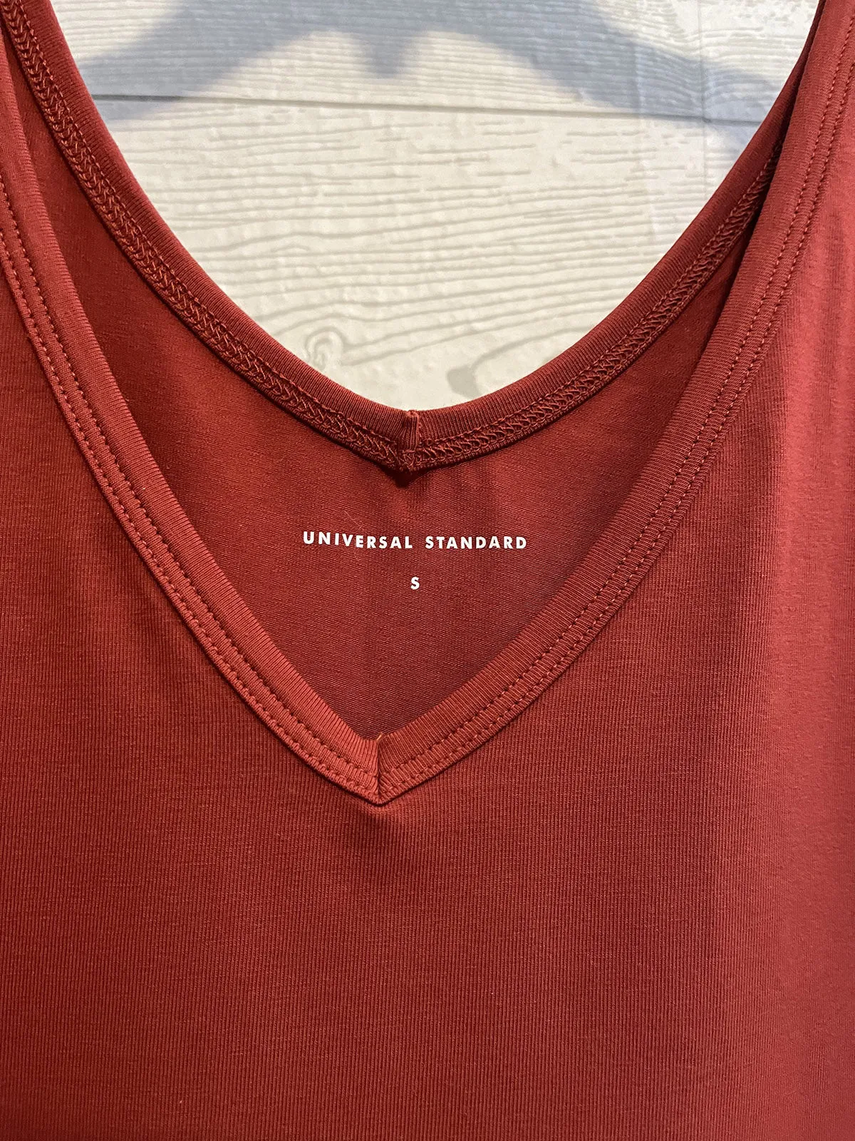 Universal Standard Size S (14/16) Rust Red Shell NWT