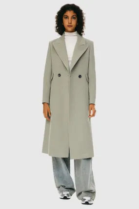 Wool Blend Long Coat